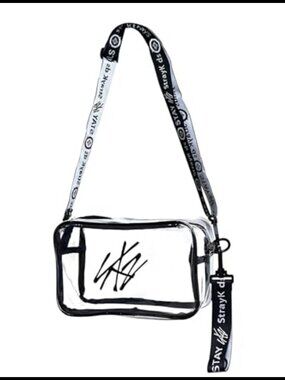 Clear PVC Crossbody Concert Bag Lightstick Storage DIY Satchel